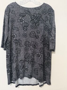 J Jill Black and White Top size S